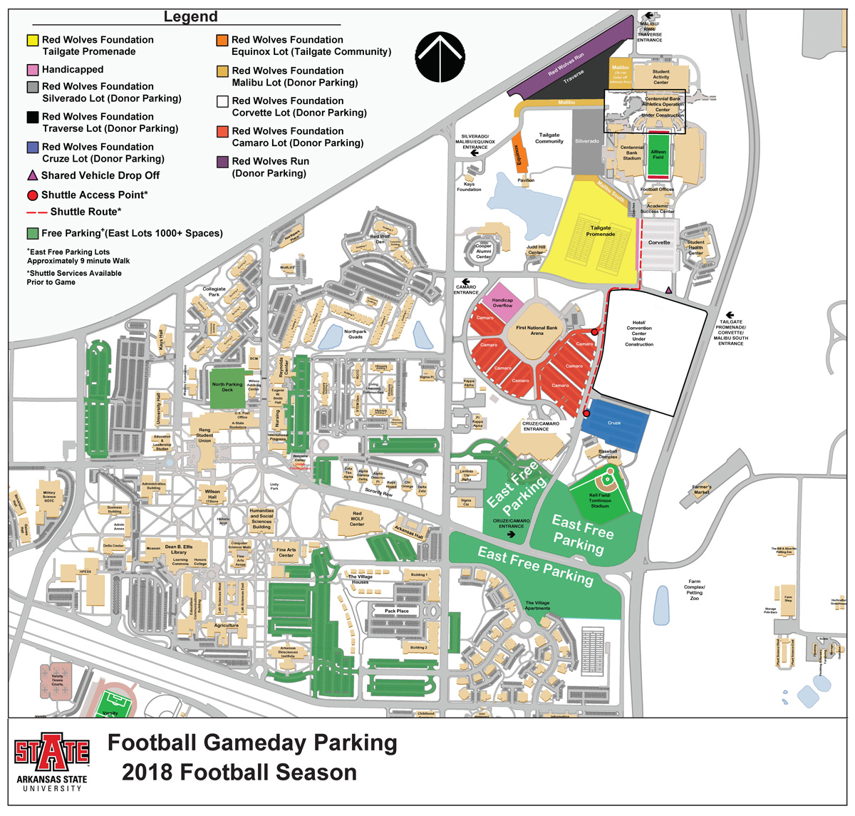 A State Announces Changes To Gameday Parking