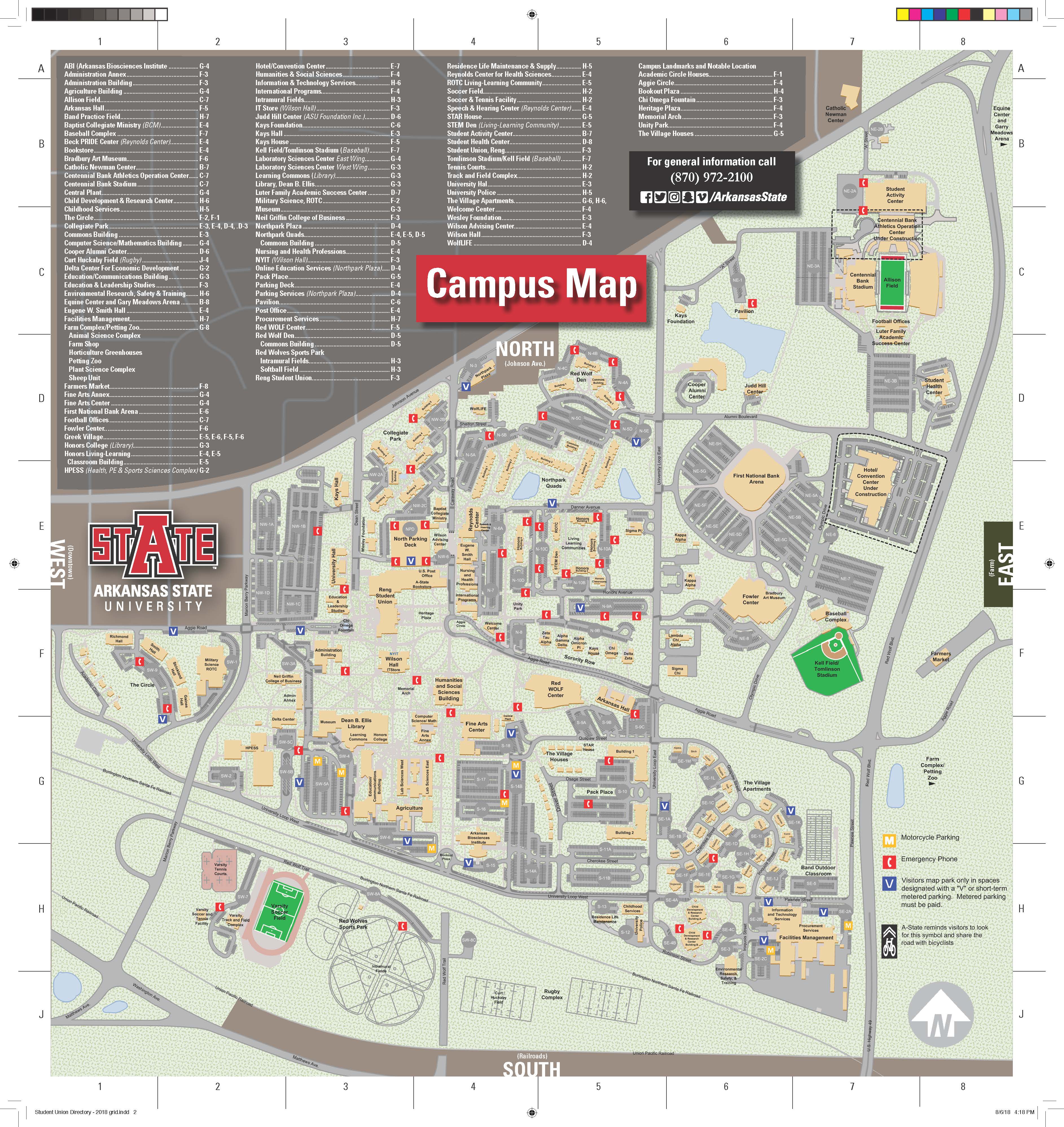 University Of Arkansas Campus Map Images and Photos finder