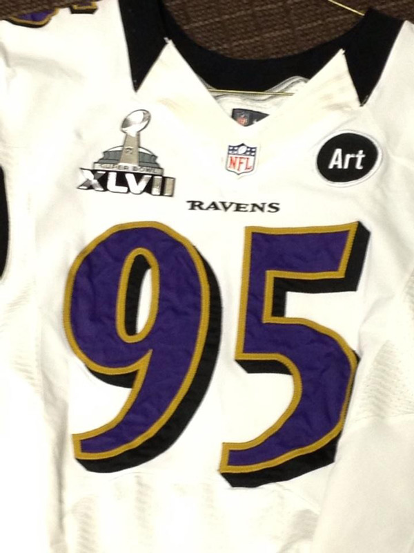Bryan Hall's Jersey for the Super Bowl