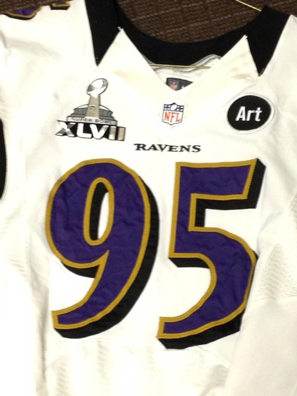 ravens super bowl jersey