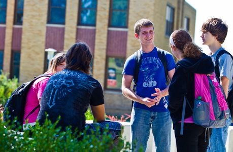 Students on the ASU campus