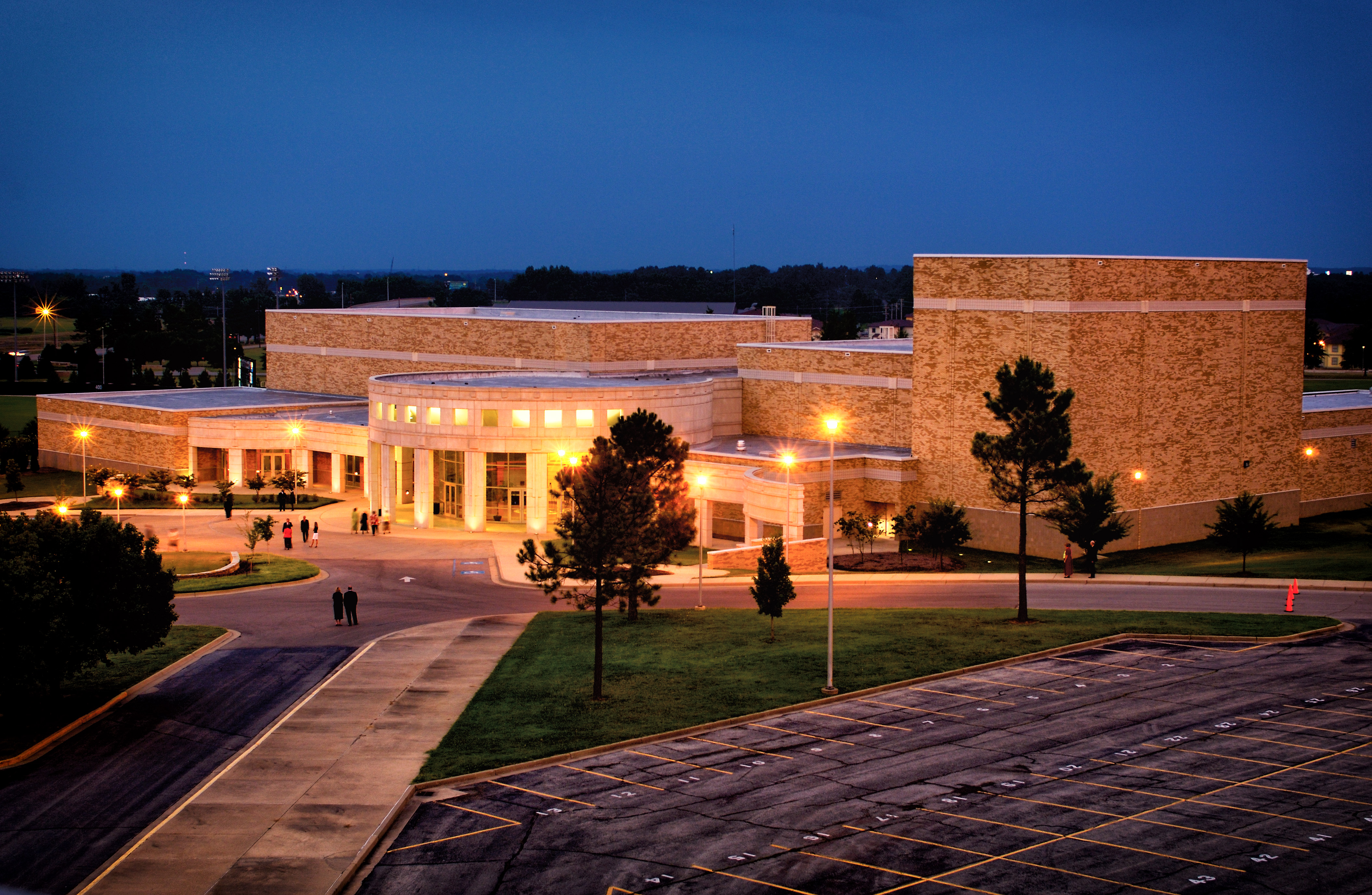Fowler Center at Night