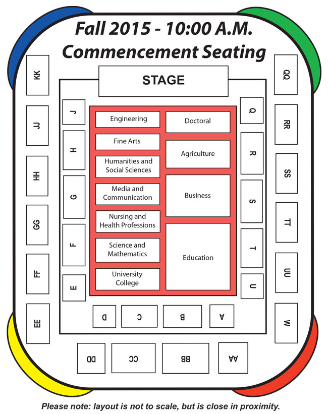 Commencement Seating Chart