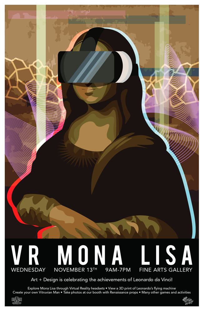 VR-Mona-Lisa promotional poster