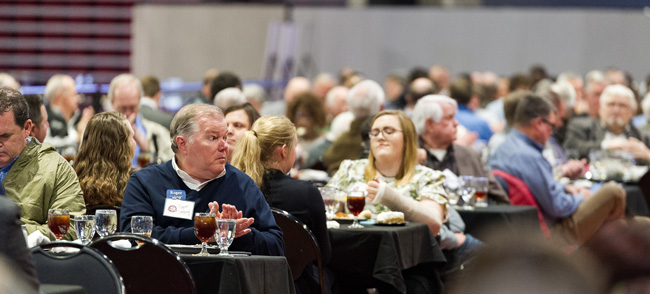 Agribusiness Conference luncheon crowd