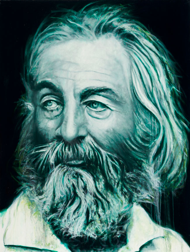 Whitman painting by Parker