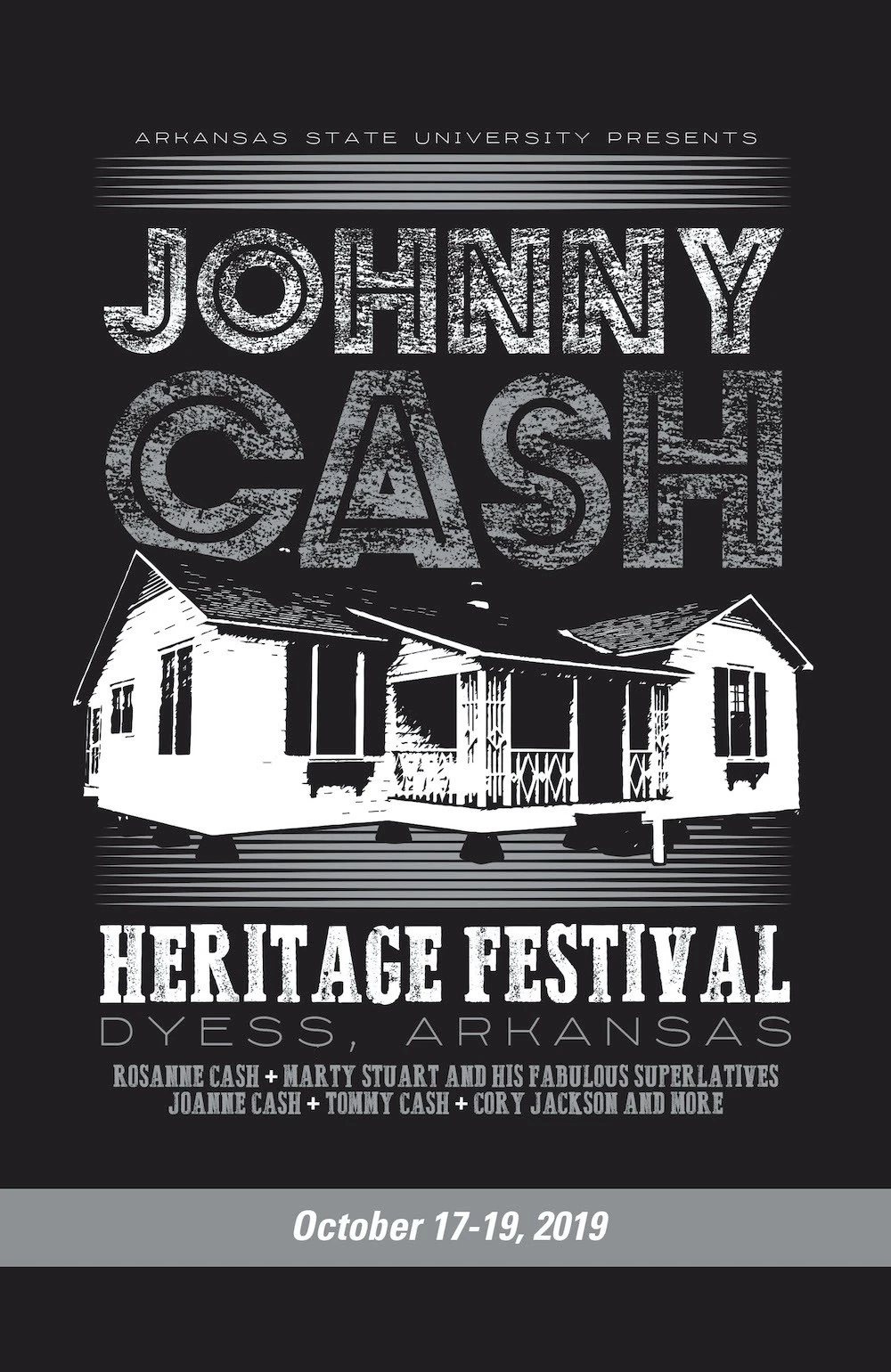 A sample program for the 2019 Johnny Cash Heritage Festival