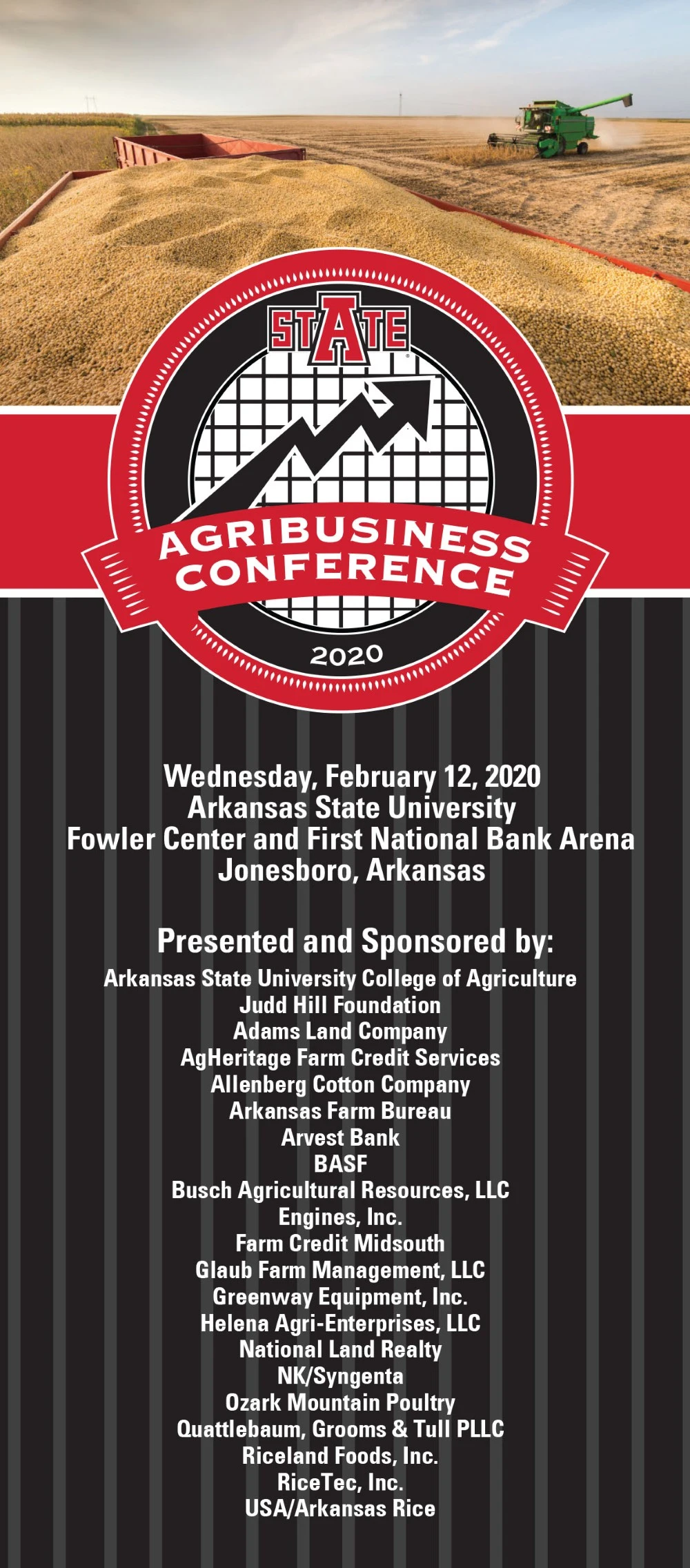 A sample brochure for the 2020 Agribusiness conference