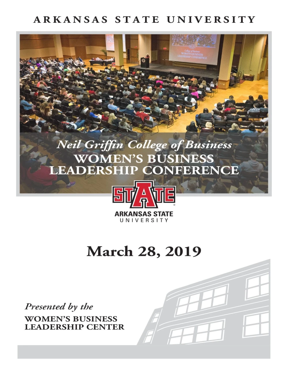 A sample program for the 2019 Women's Business Leadership Conference