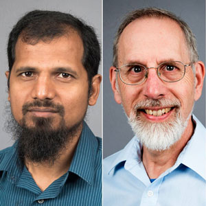 Dr. Mohammad A. Alam (left) and Dr. David Gilmore (right) 