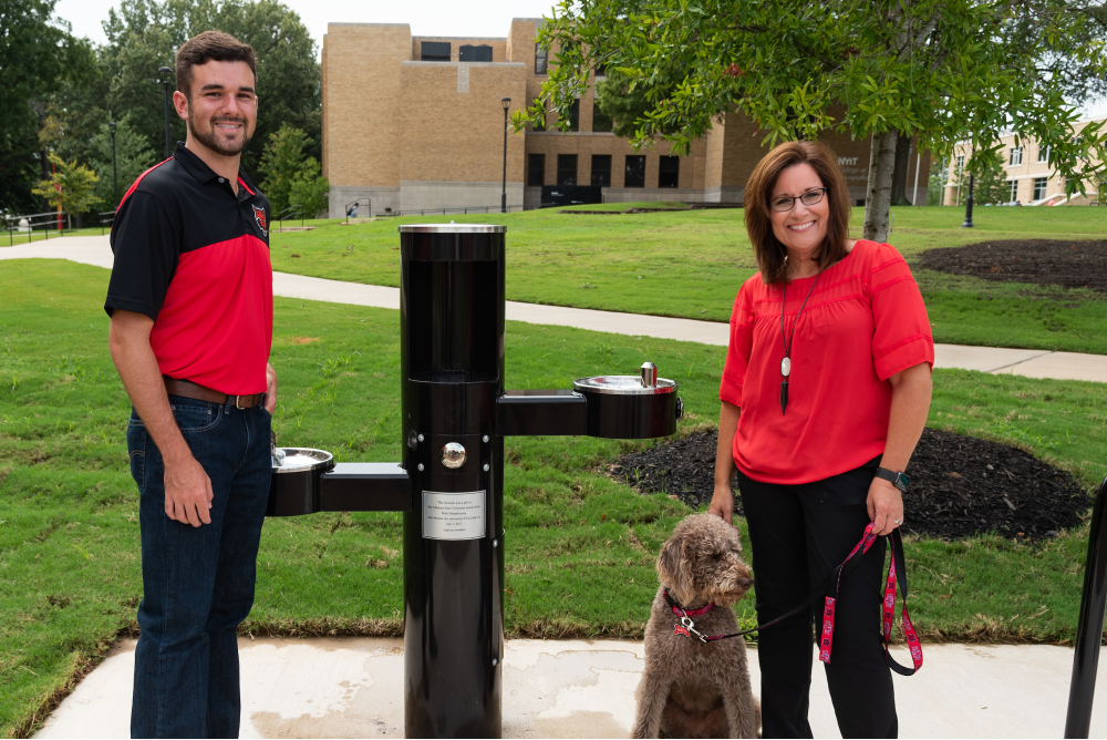 Hydration Station Unveiled as Part of Campus Beautification Project