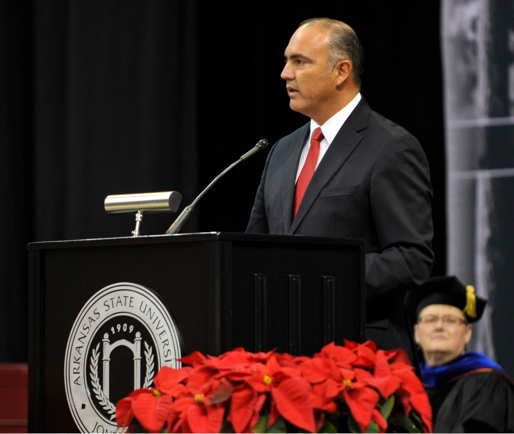 Queretaro, Mexico Governor Addresses Graduates at Arkansas State Commencement Ceremonies