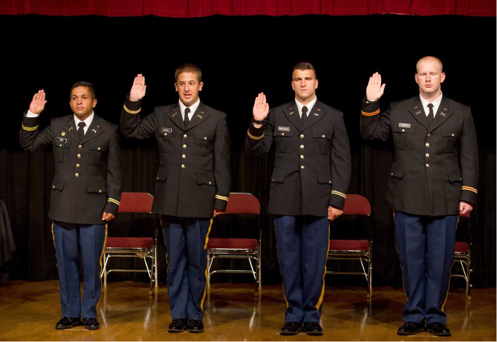 Dept. of Military Science Commissions Four Army Officers