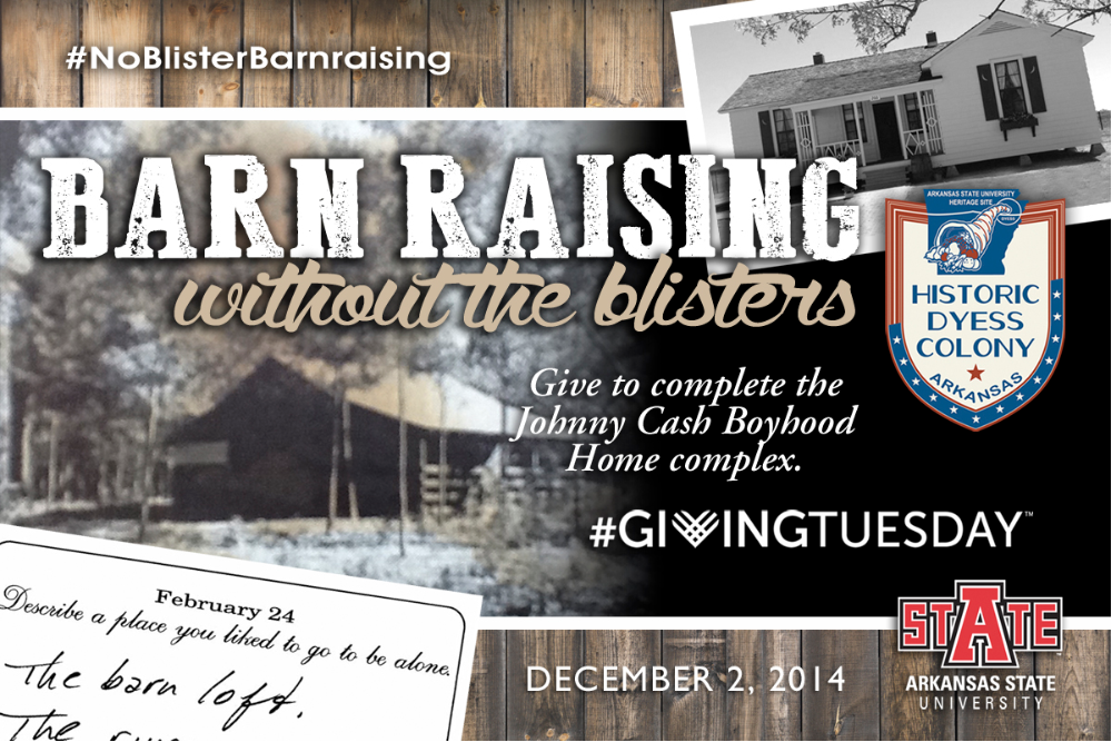 Alumni Association Plans #GivingTuesday for Barn at Cash's Dyess Home