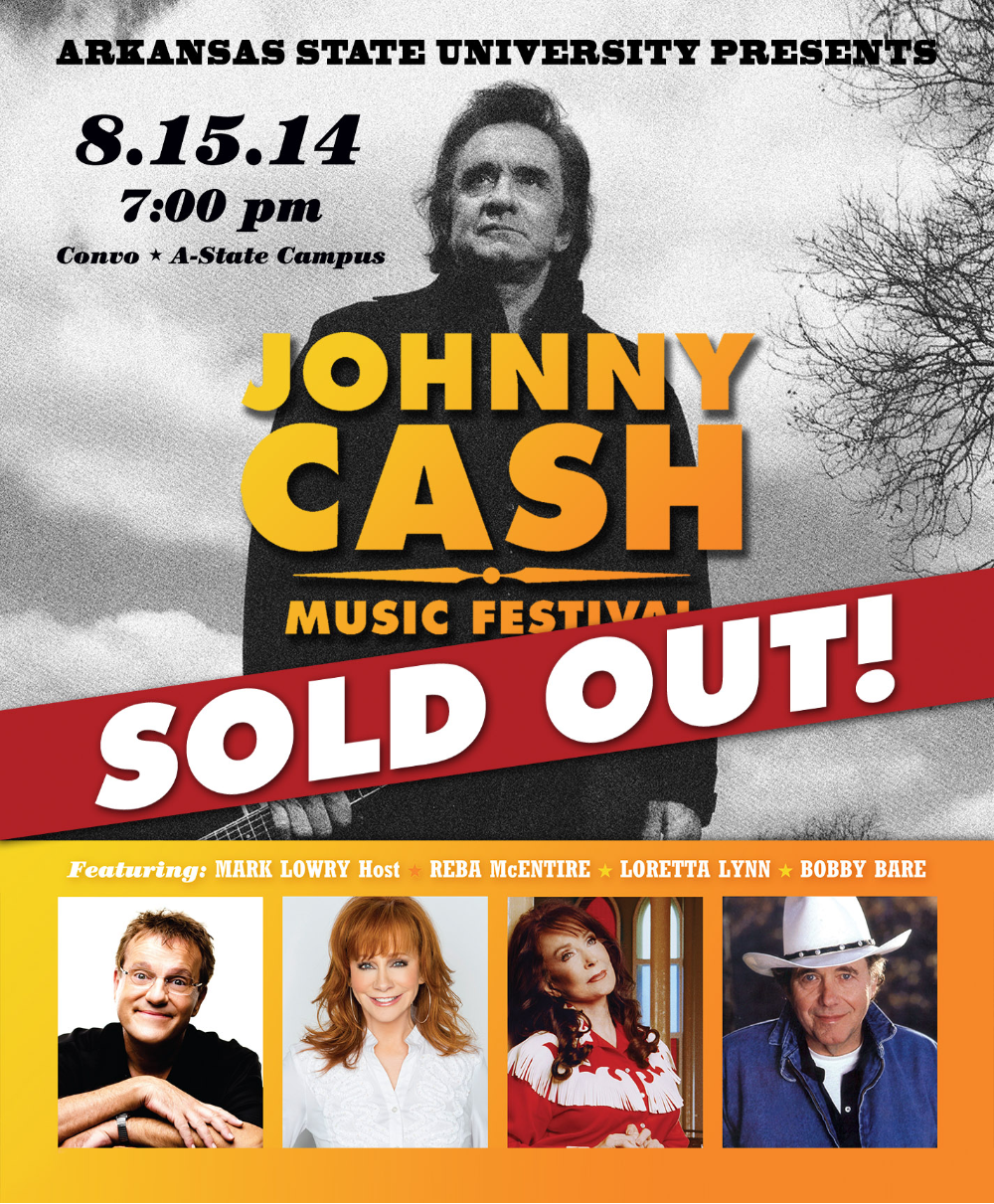 Tickets For Johnny Cash Music Festival Officially Sold Out; Concert Starring Reba, Loretta Lynn and Bobby Bare Takes Place Aug. 15