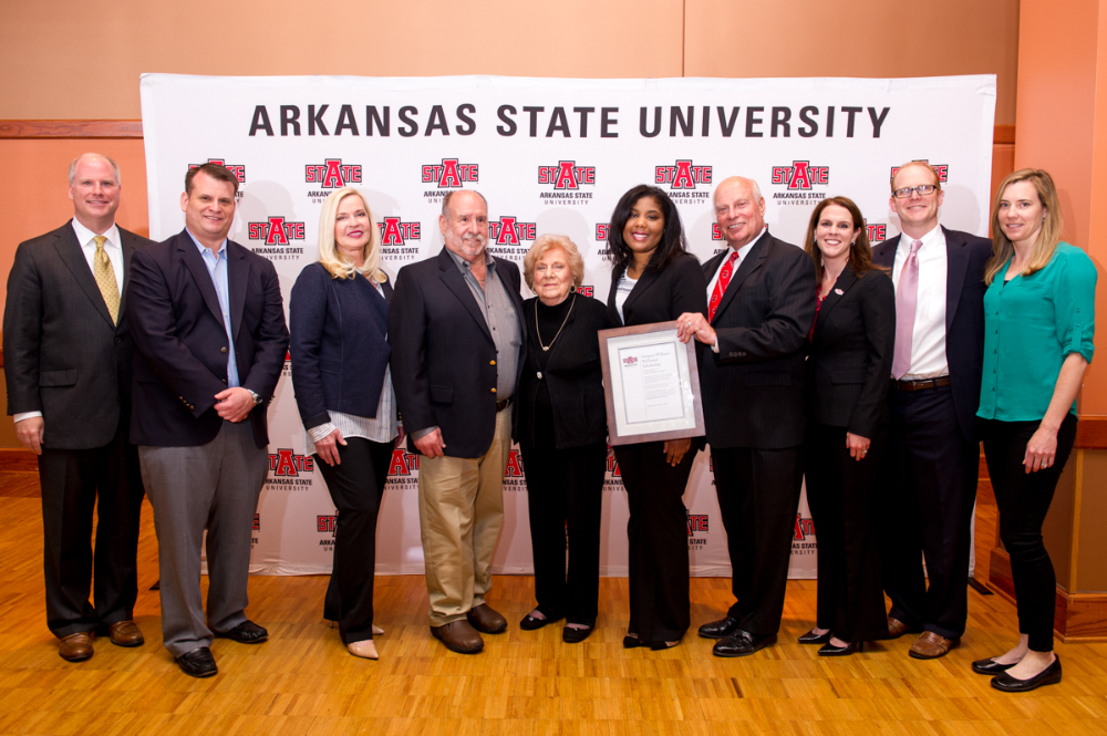 Imogene McDaniel Family Establishes Endowment to A-State College of Business; Student Receives First Scholarship