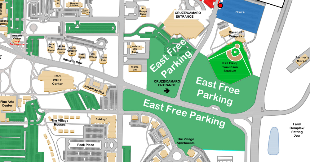A-State Announces Changes to Gameday Parking