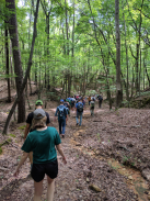Students, faculty and staff enjoyed the hiking experiences at the state park.