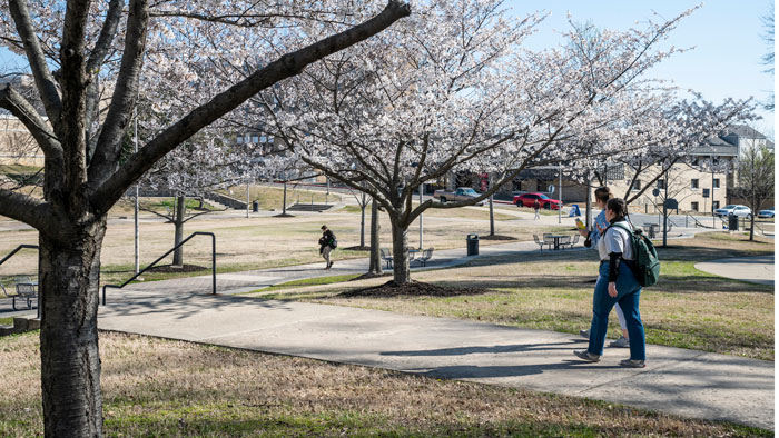 Students on Campus at A-State