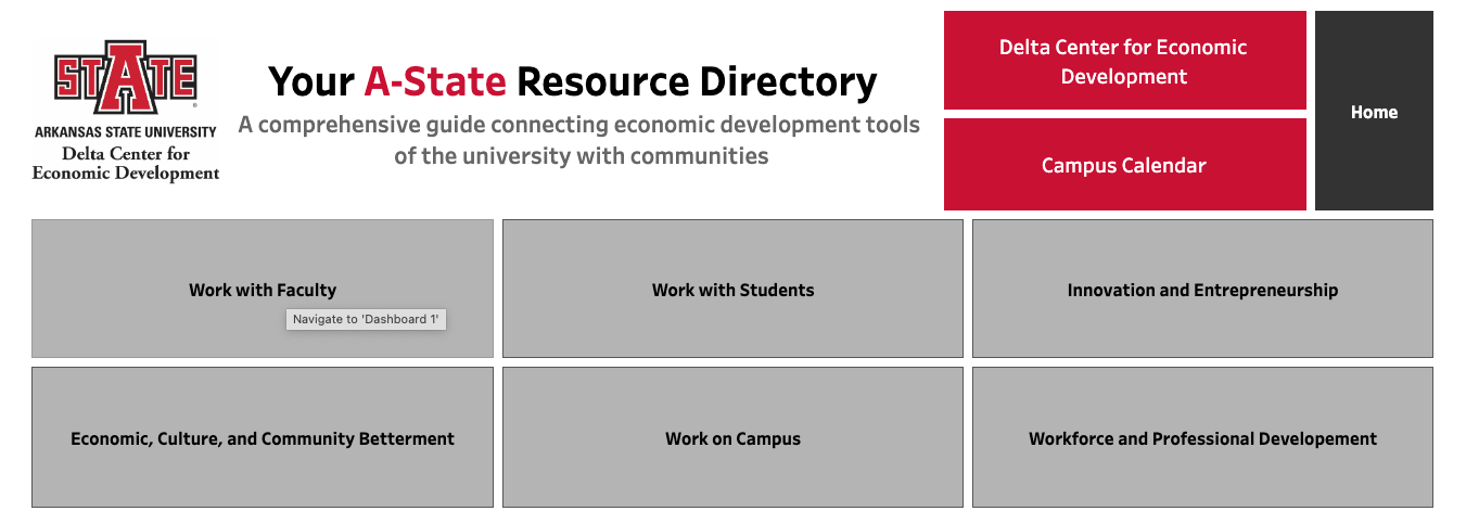 A-State Directory Screenshot