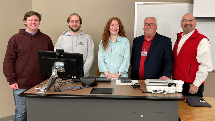 Students at A-State Cyber Security Club meeting