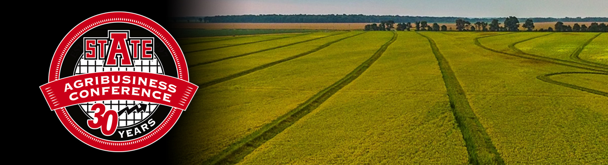 30th Annual Agribusiness Conference logo with green field