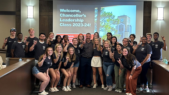 Members of 2023-24 Chancellor's Leadership Class