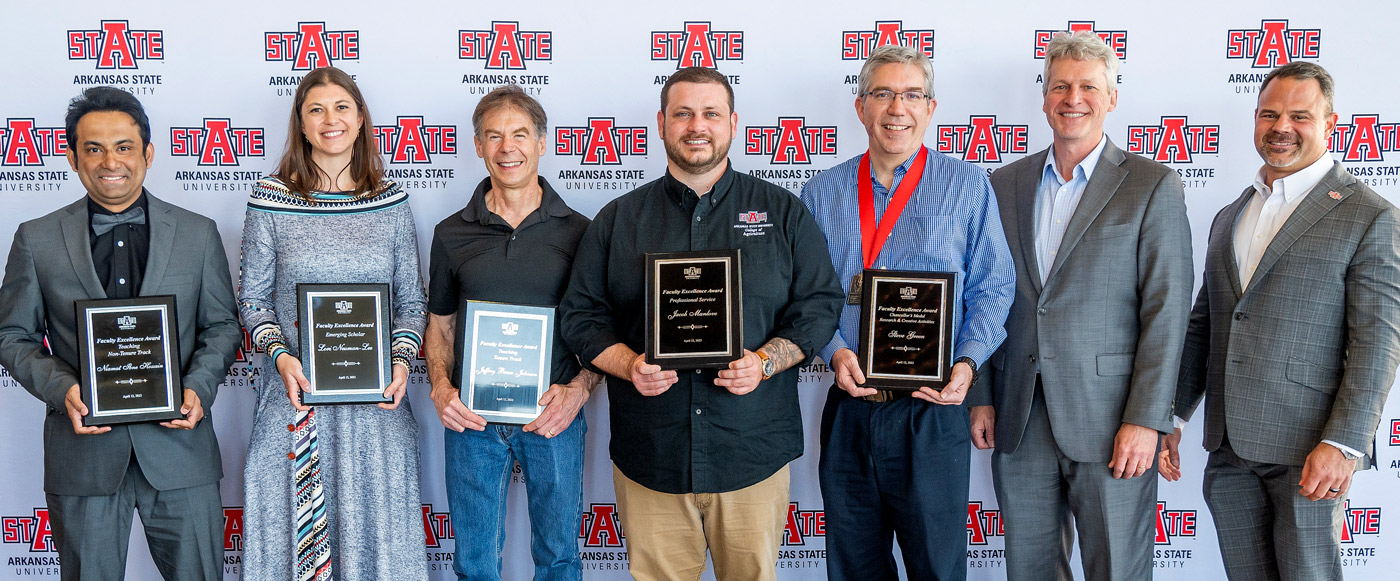 Faculty awards winners photo