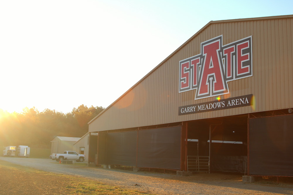 Garry Meadow's Arena at A-State's Equine Center