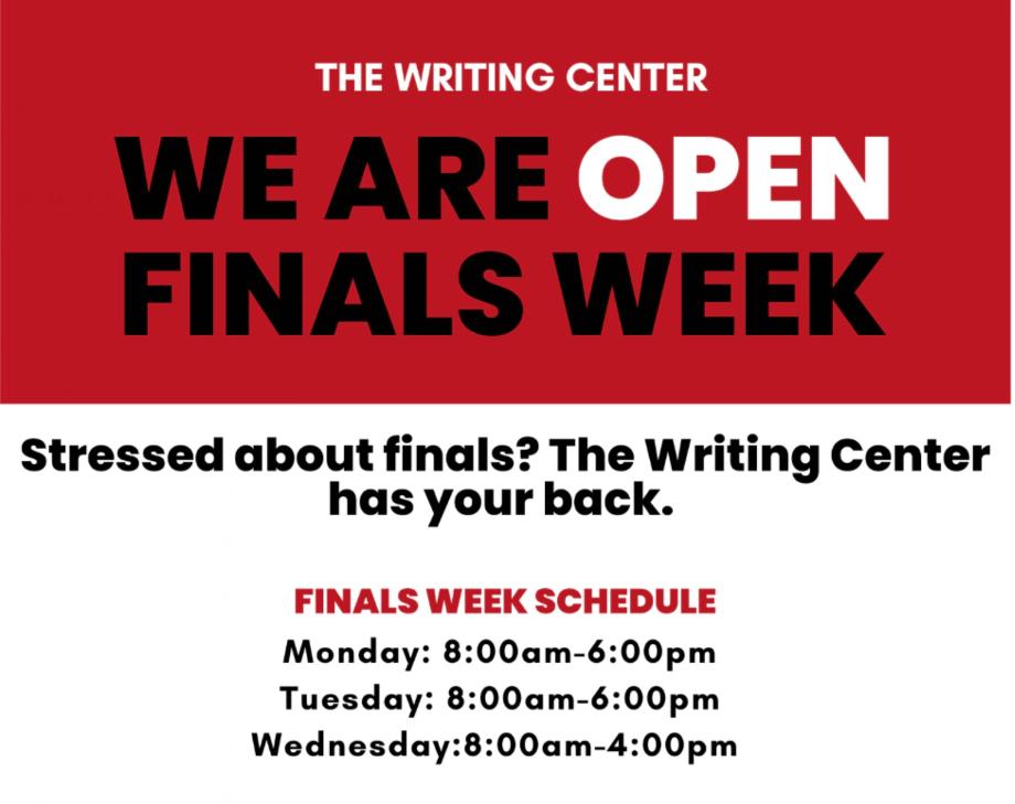 Corrected Fa22 Finals Week Schedule