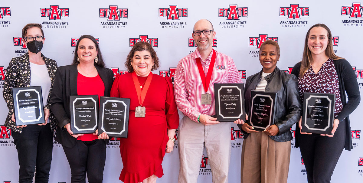 Faculty achievement award winners group pic