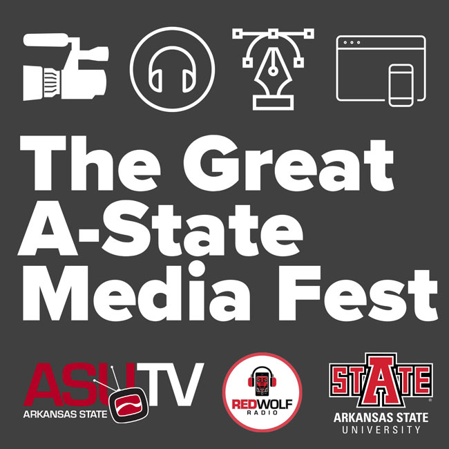 Great A-State Media Fest logo