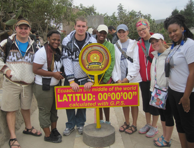 ASU Students in Ecuador
