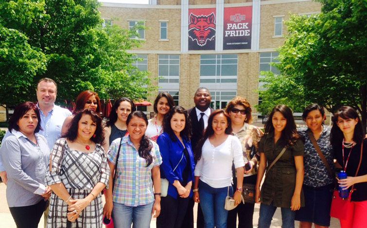 Learners from Mexican Proyecta 100,000 Studying at A-State