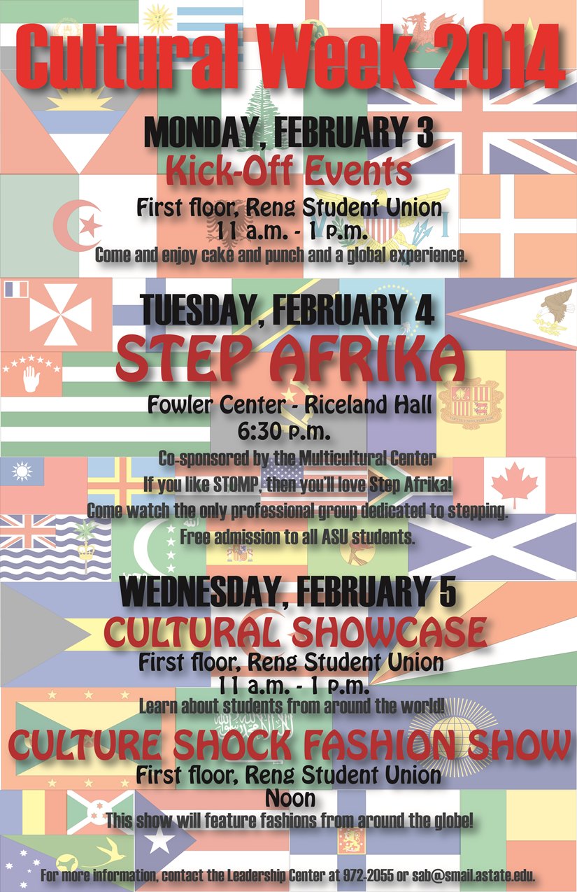 Cultural Week Poster