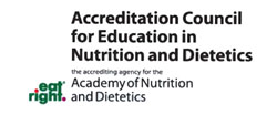 Accreditation Council for Education in Nutrition and Dietetics logo