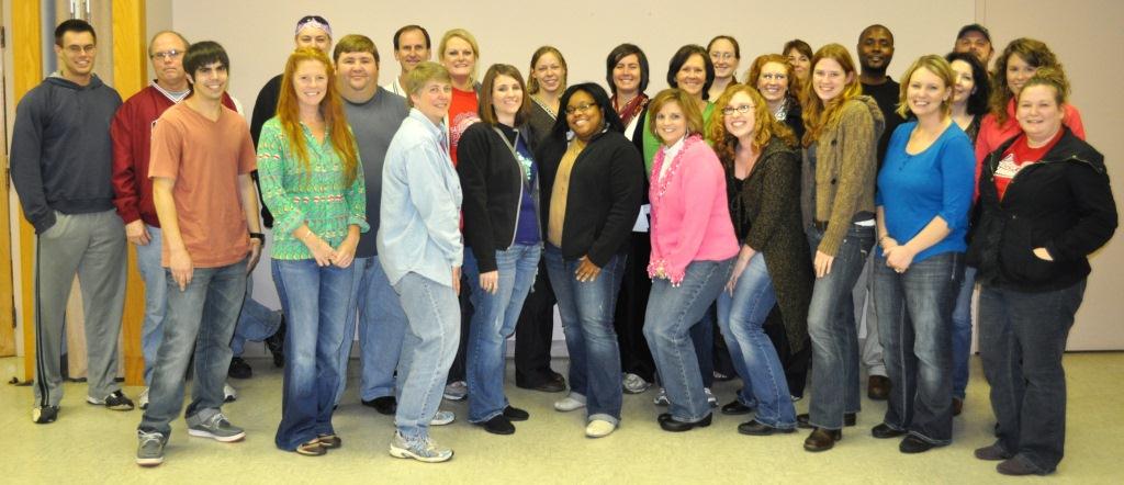 Teachers and fellows group photo