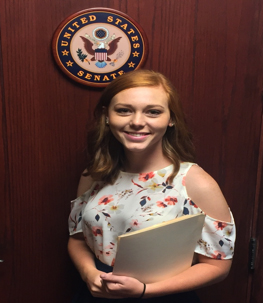 Davis Serves as Fall Intern for Sen. Boozman