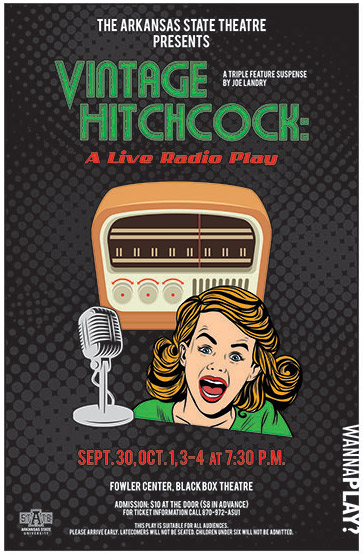 Theatre Announces Cast and Crew for 'Vintage Hitchcock' Production