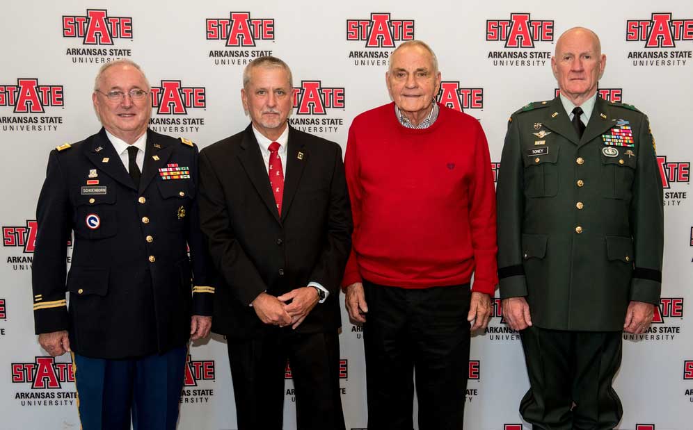 ROTC Recognizes Hall of Heroes Inductees at Campus Ceremony
