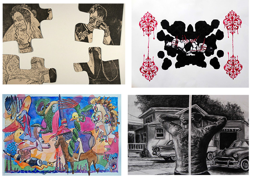 Spring 2015 Senior Exhibition opens at Bradbury Gallery