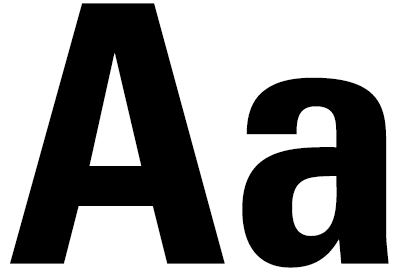 Univers Condensed Font Example