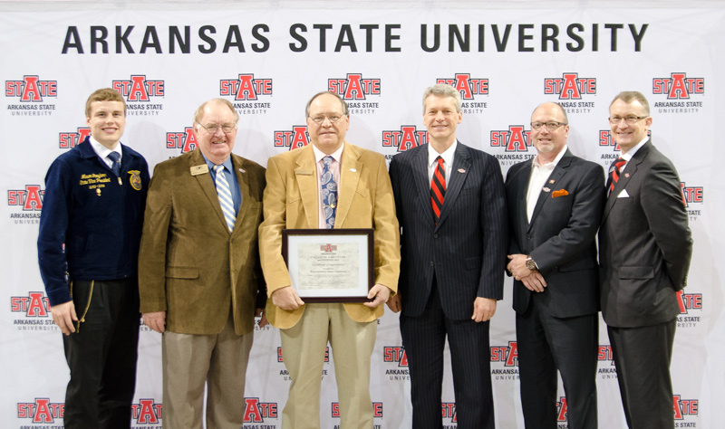 A-State Recognizes State Rep. Homer Lenderman at Agri Event