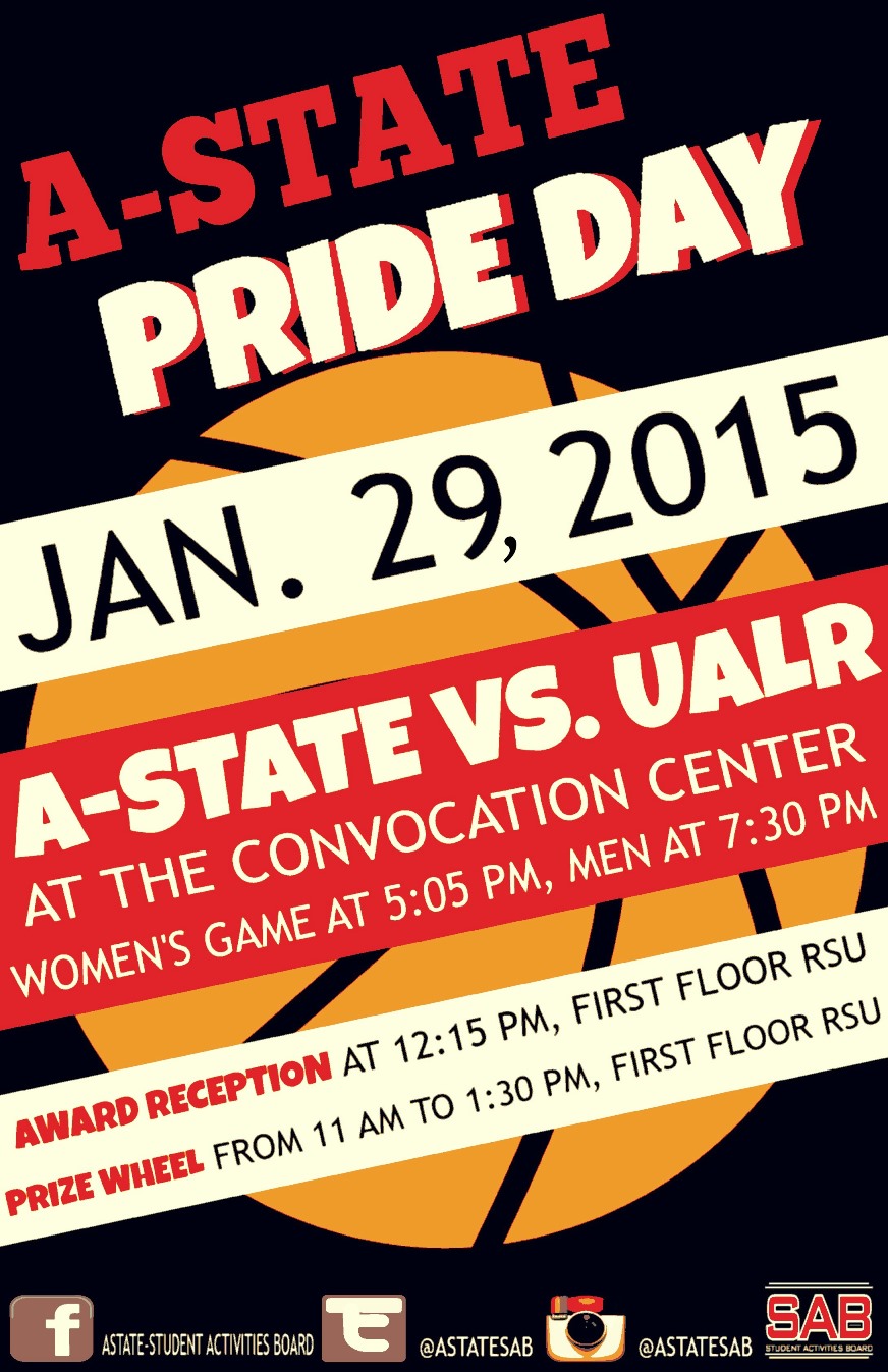 Student Activities Board and Dept. of Athletics to host Pride Day, Thursday