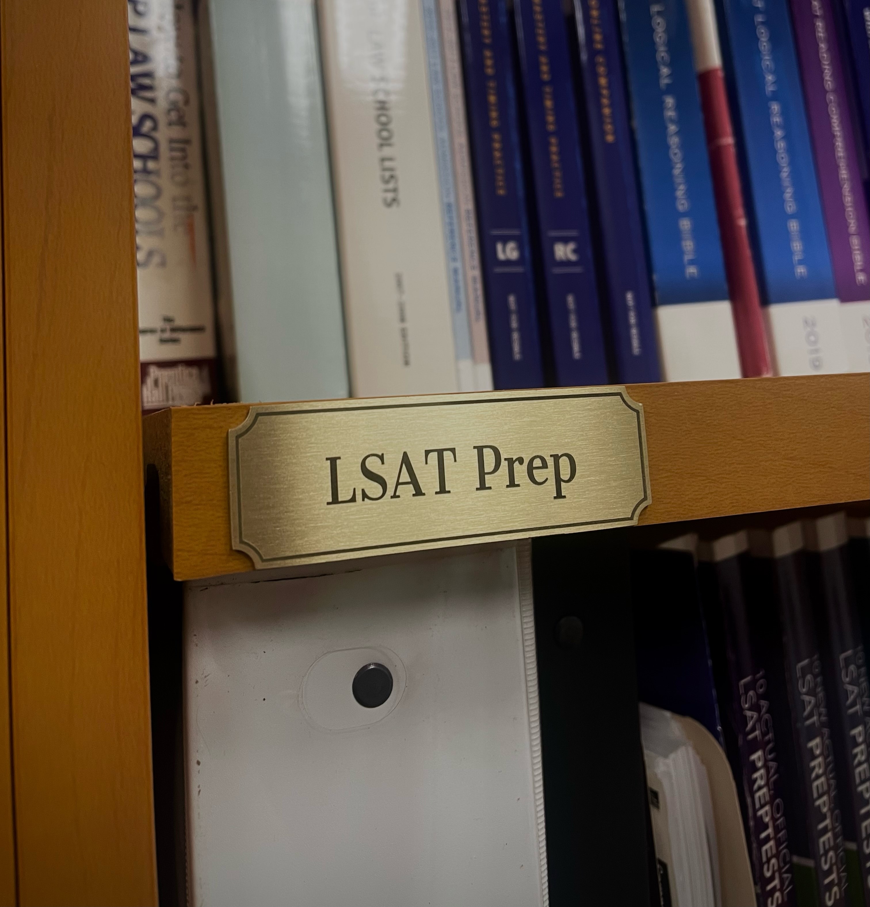 The Phelps & Womack Pre-Law Center has a law library for members that includes Books on Law, LSAT prep, Legal specialties, movies on law, and more.