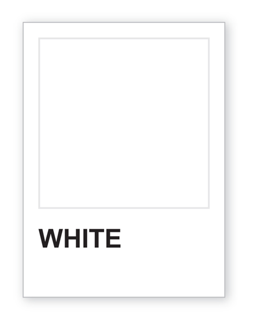 White Pantone Chip