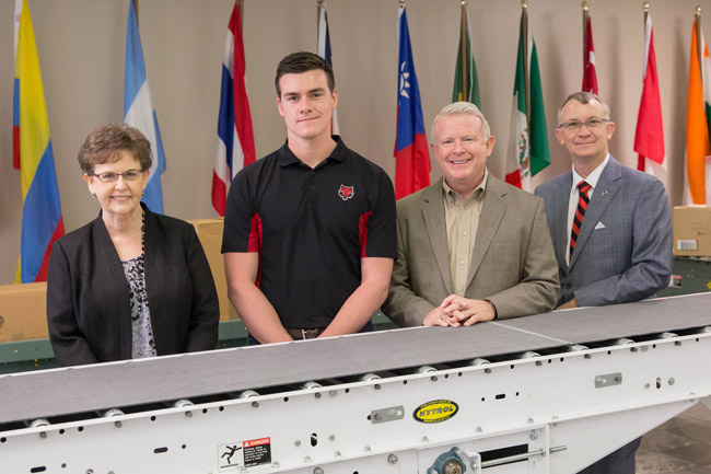 First Hytrol Scholarship Awarded to Brandon Cole