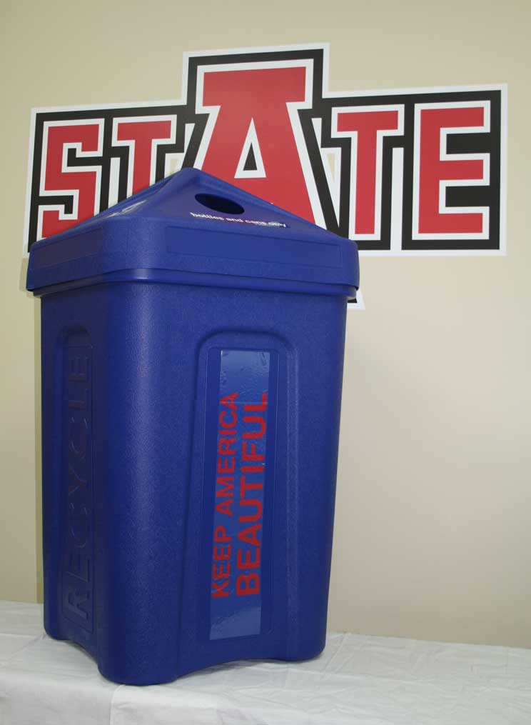 Grant Provides Recycling Bins for A-State's Outdoor Events