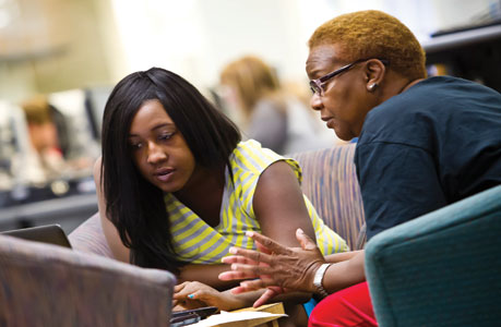 Women Talking on the ASU Campus