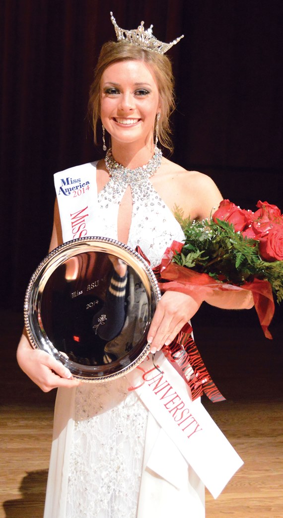 Alexandria Haley is Crowned Miss Arkansas State University 2014